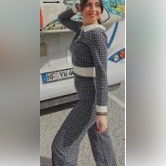 ZARA Jacquard Flare Pants - Picture 9 of 10